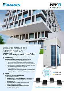 VRV 5 Heat Recovery_Product flyer_ECPPT24-232_Portuguese download